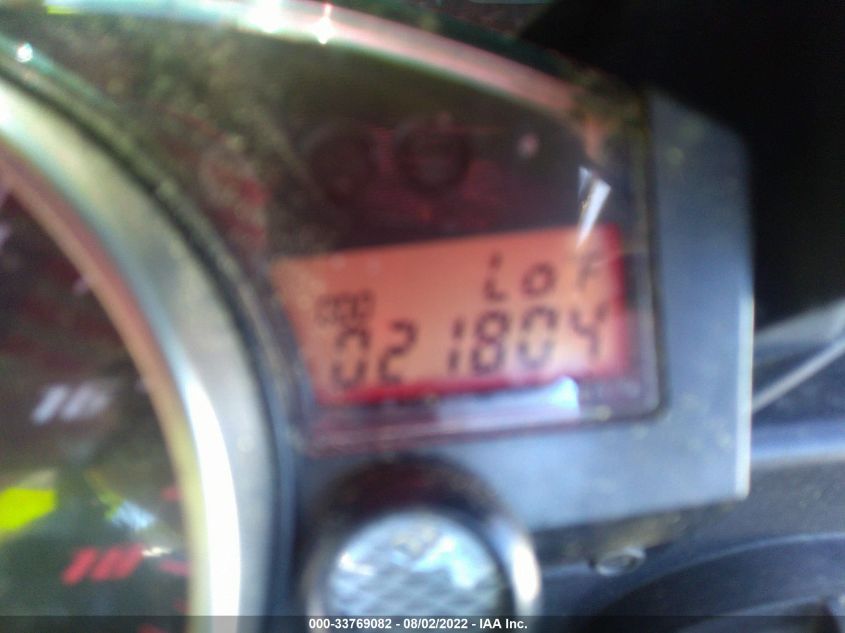 2011 YAMAHA YZFR6 JYARJ16E0BA022280