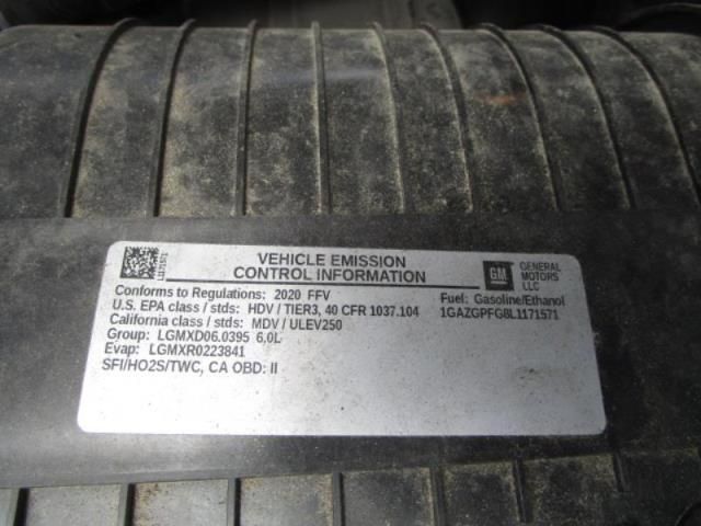 2020 CHEVROLET EXPRESS PASSENGER LT 1GAZGPFG8L1171571