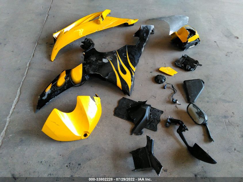 2008 YAMAHA YZFR6 JYARJ16E28A006509