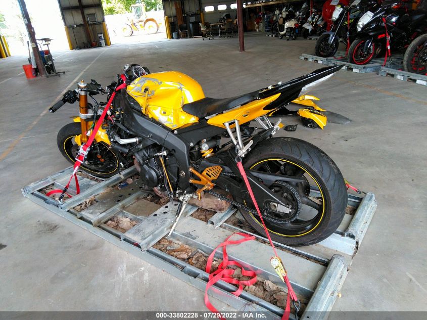 2008 YAMAHA YZFR6 JYARJ16E28A006509