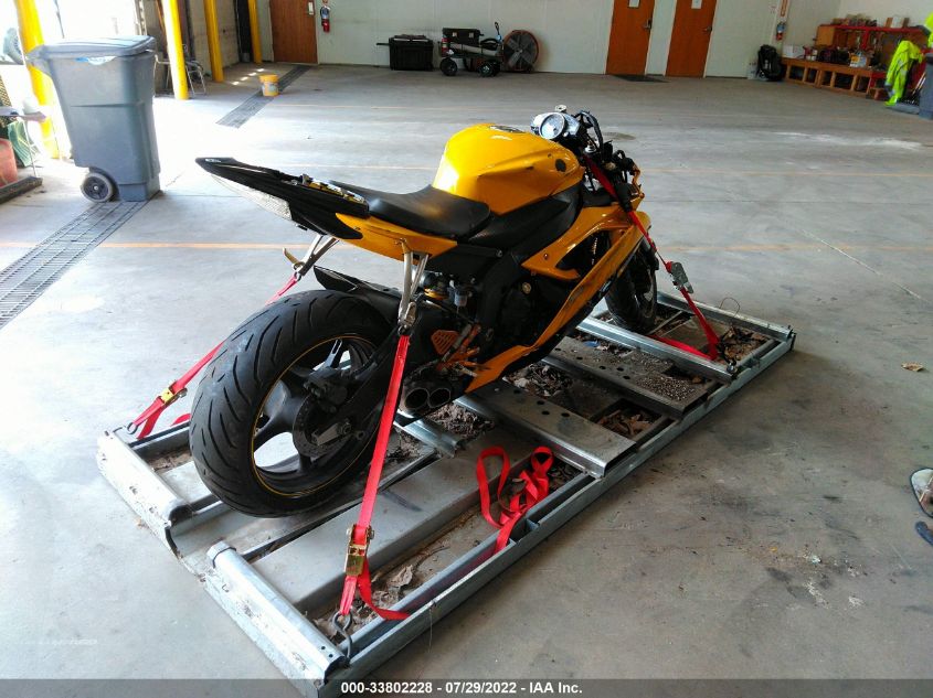 2008 YAMAHA YZFR6 JYARJ16E28A006509