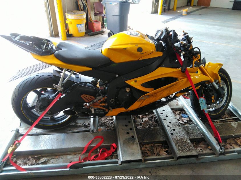 2008 YAMAHA YZFR6 JYARJ16E28A006509