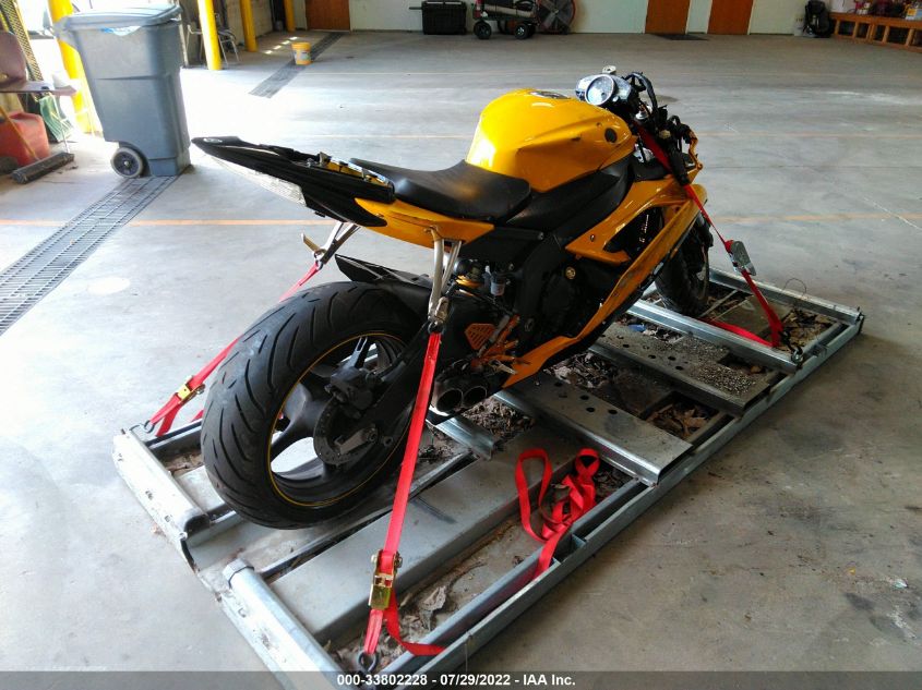 2008 YAMAHA YZFR6 JYARJ16E28A006509