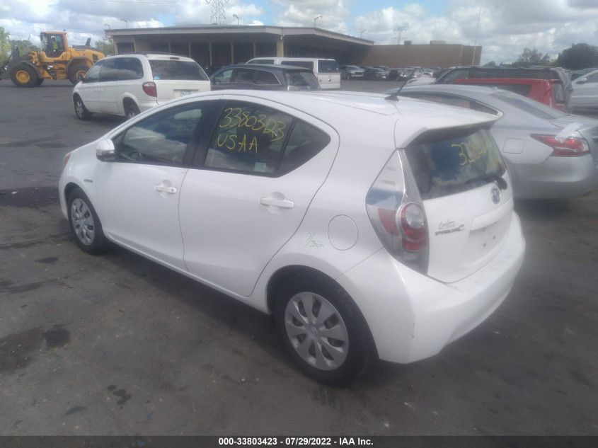 2013 TOYOTA PRIUS C ONE/TWO/THREE/FOUR JTDKDTB35D1529983
