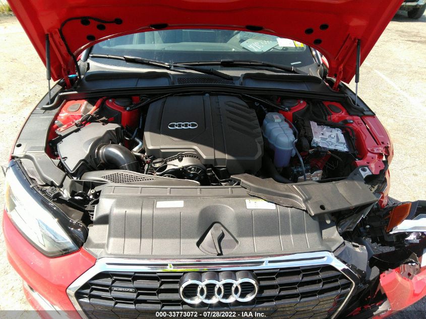 2022 AUDI A5 CABRIOLET PREMIUM WAU2AGF51NN006009