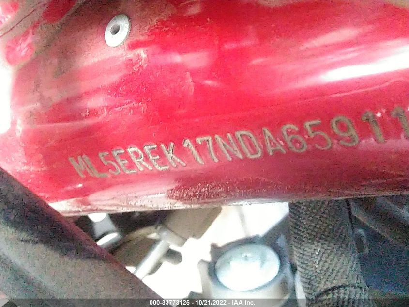 2022 KAWASAKI ER650 K ML5EREK17NDA65911