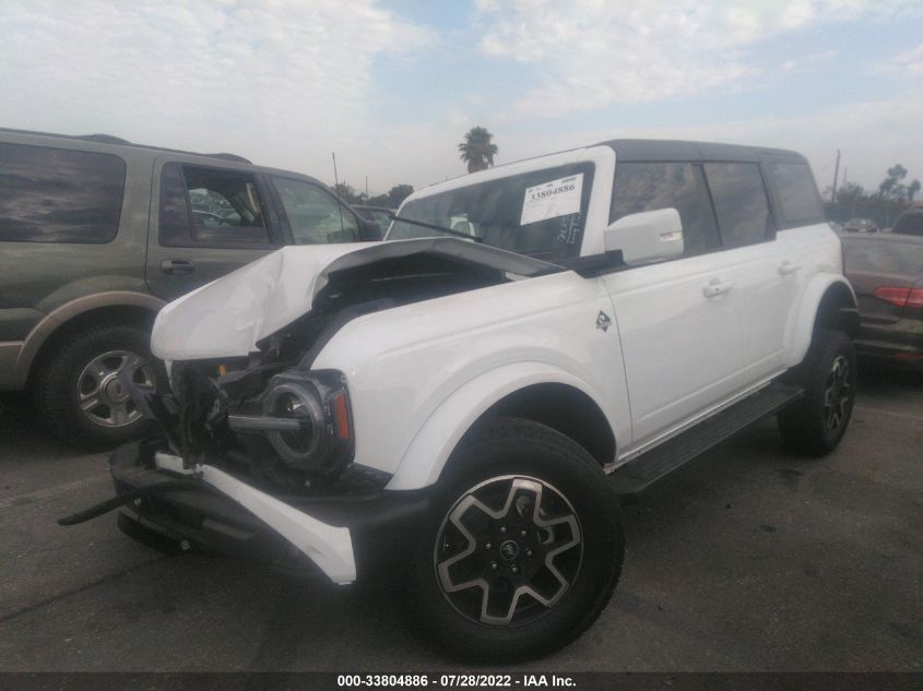 2022 FORD BRONCO BASE/BIG BEND 1FMDE5BH2NLB12450
