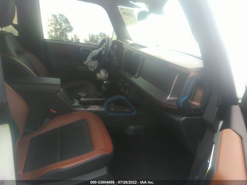 2022 FORD BRONCO BASE/BIG BEND 1FMDE5BH2NLB12450