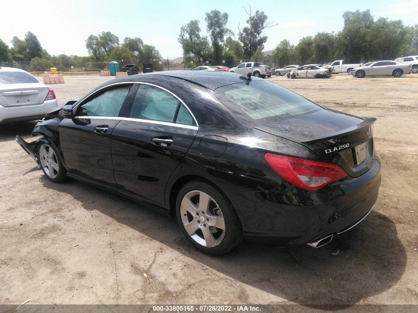 2016 MERCEDES-BENZ CLA CLA 250 WDDSJ4EB5GN302409