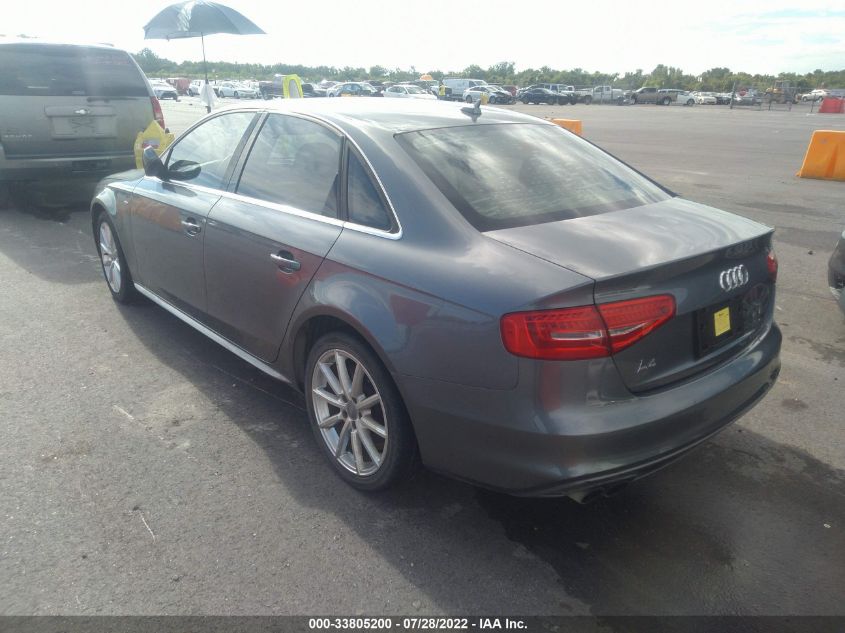 2016 AUDI A4 PREMIUM WAUAFAFLXGN013696