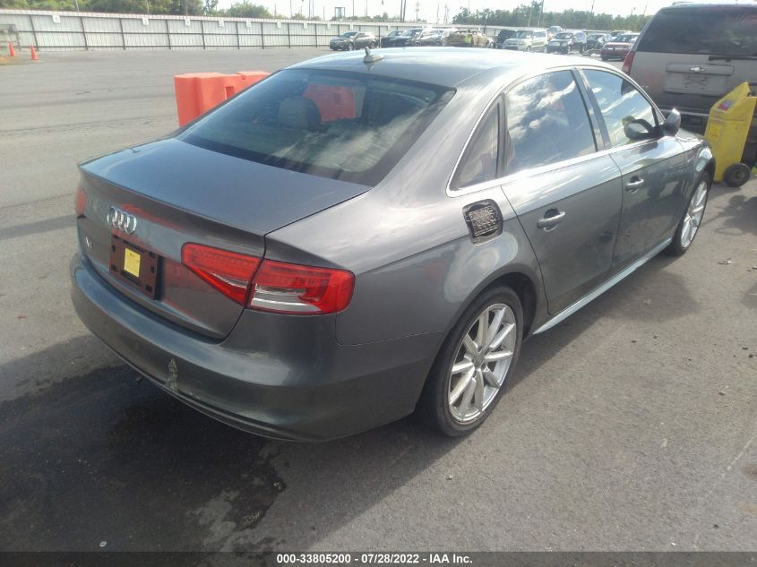 2016 AUDI A4 PREMIUM WAUAFAFLXGN013696