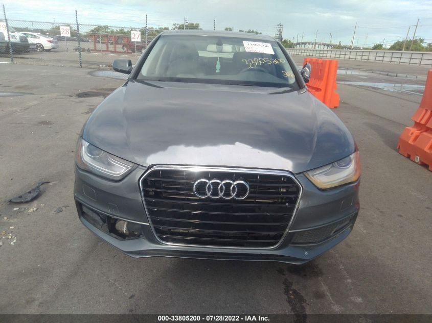 2016 AUDI A4 PREMIUM WAUAFAFLXGN013696