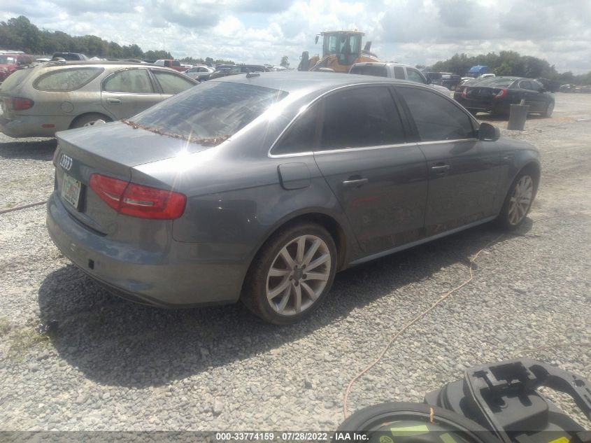 2014 AUDI A4 PREMIUM WAUBFAFL1EN016505