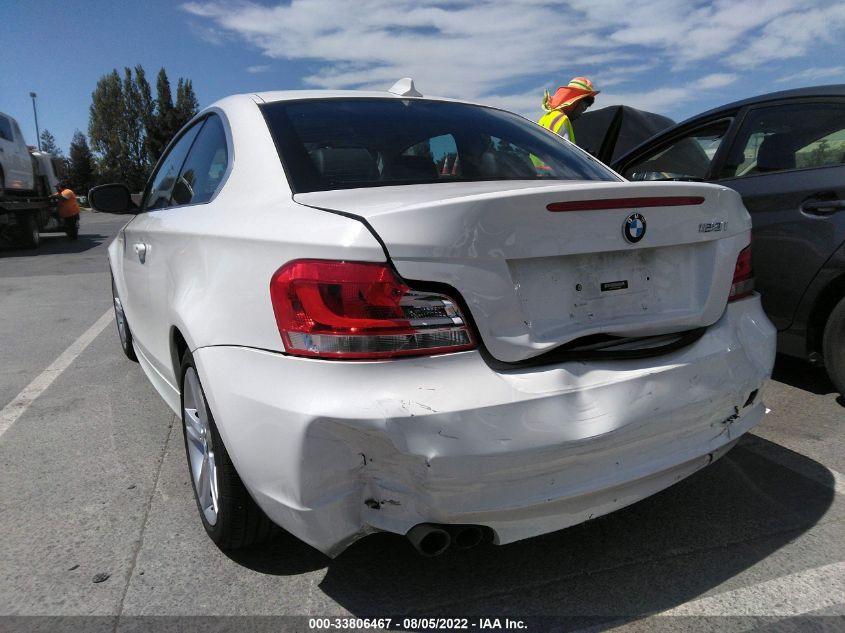 2013 BMW 1 SERIES 128I WBAUP9C56DVS94664