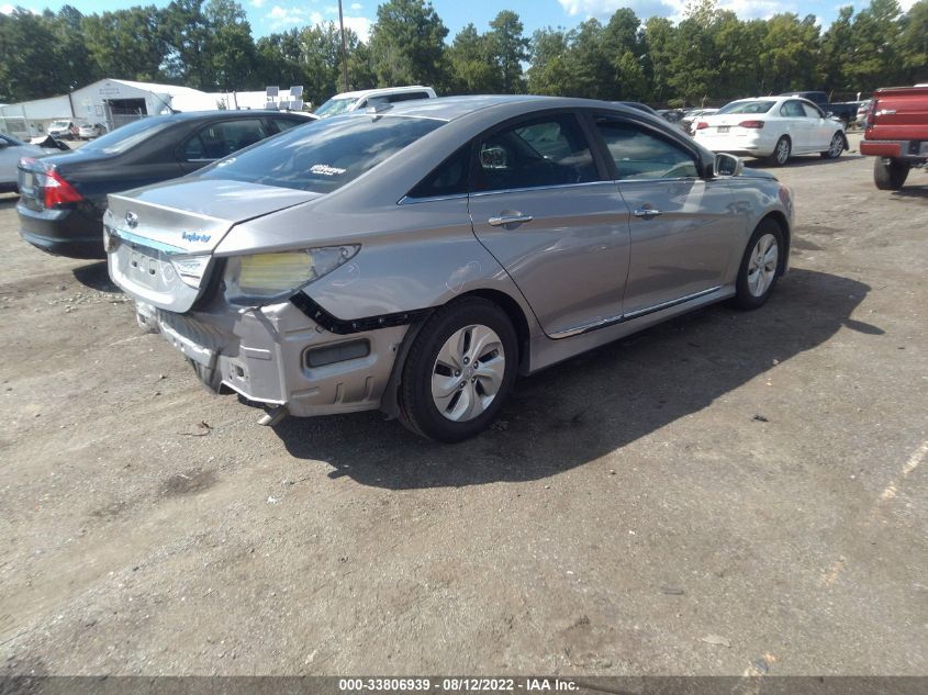 2013 HYUNDAI SONATA HYBRID KMHEC4A44DA089671