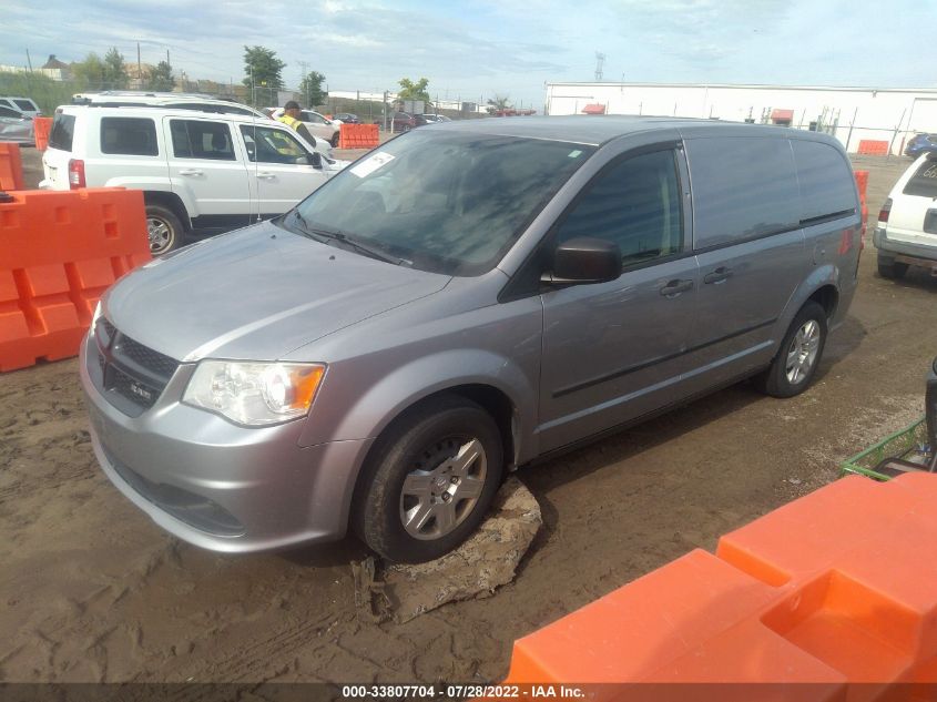 2013 RAM CARGO VAN TRADESMAN 2C4JRGAG9DR648799