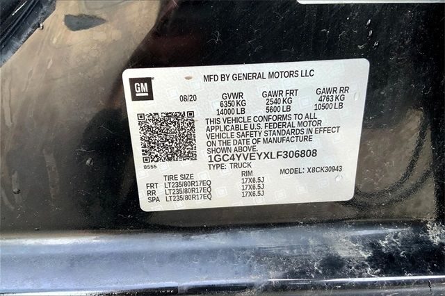 2020 CHEVROLET SILVERADO 3500HD HIGH COUNTRY 1GC4YVEYXLF306808