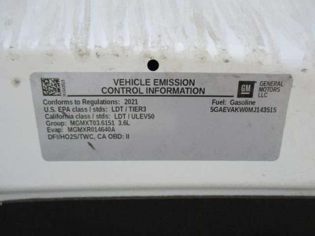 2021 BUICK ENCLAVE ESSENCE 5GAEVAKW0MJ143515