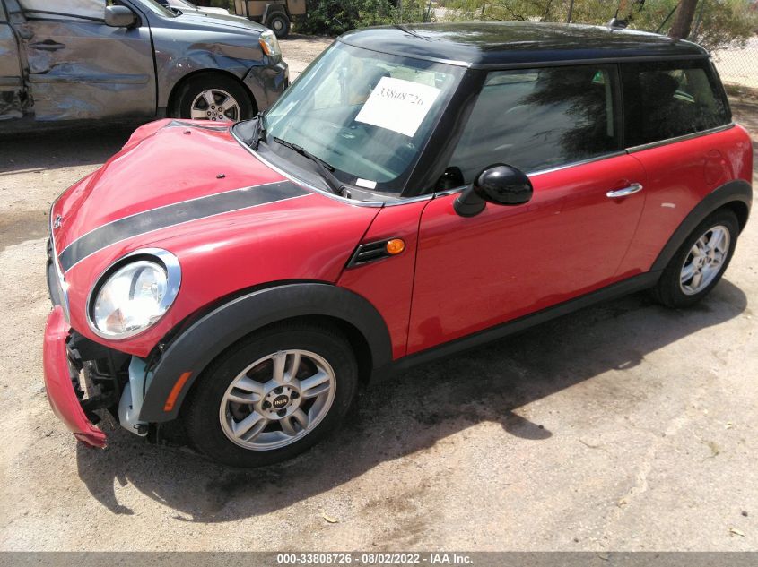 2013 MINI COOPER HARDTOP WMWSU3C53DT373590