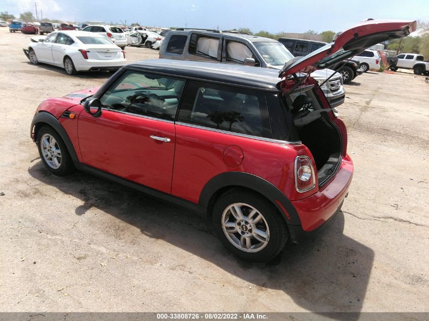 2013 MINI COOPER HARDTOP WMWSU3C53DT373590