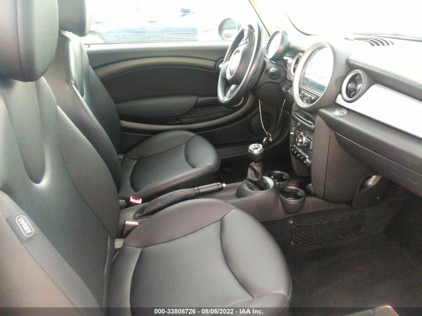 2013 MINI COOPER HARDTOP WMWSU3C53DT373590