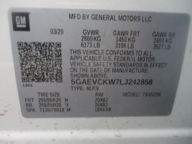 2020 BUICK ENCLAVE AVENIR 5GAEVCKW7LJ242858