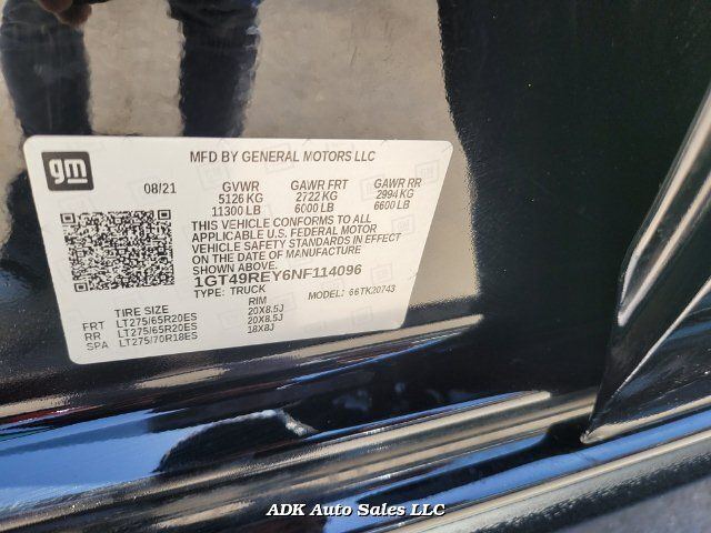 2022 GMC SIERRA 2500HD DENALI 1GT49REY6NF114096