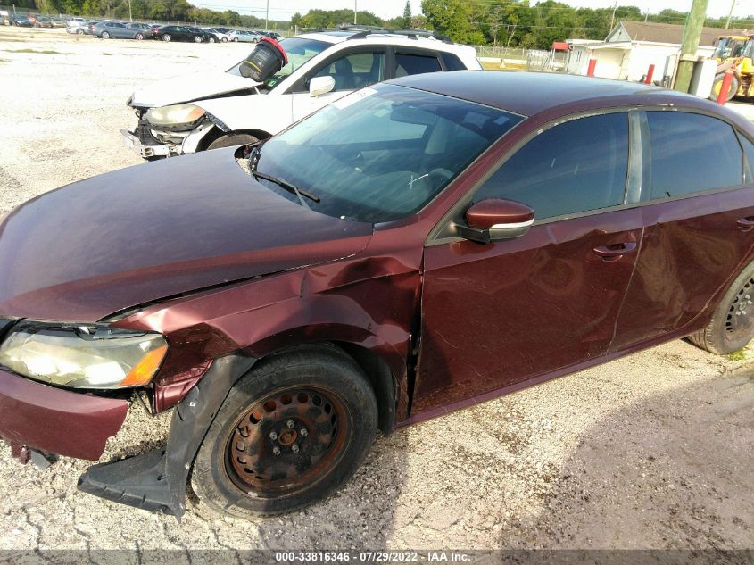 2013 VOLKSWAGEN PASSAT S 1VWAP7A34DC037622