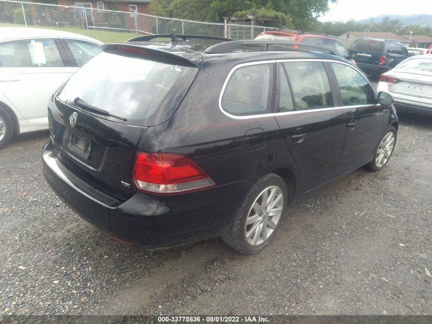 2014 VOLKSWAGEN JETTA SPORTWAGEN TDI W/SUNROOF & NAV 3VWPL7AJ9EM618148