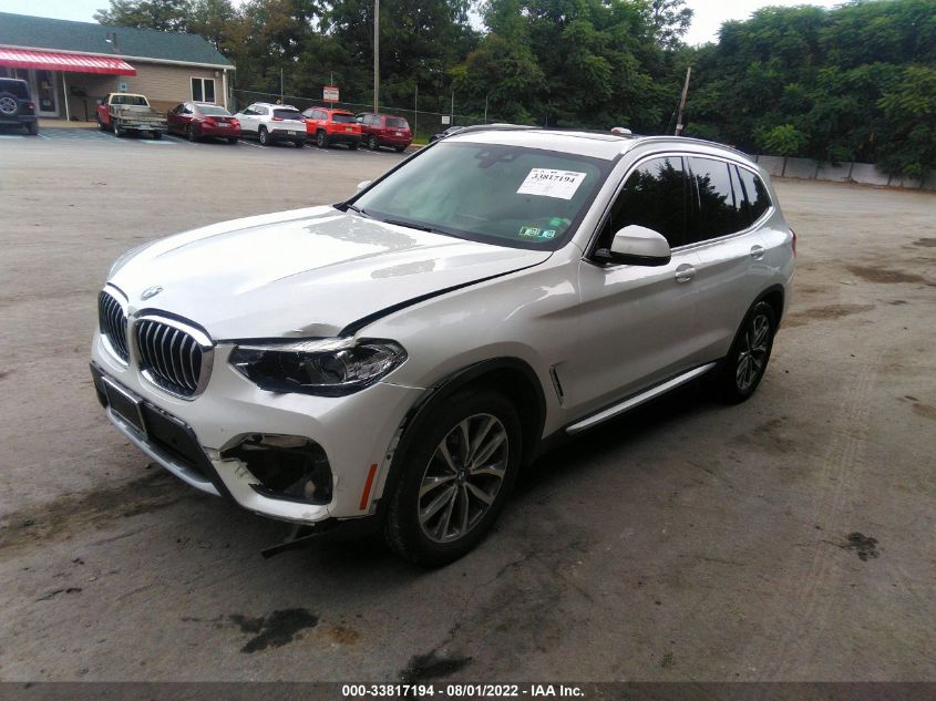 VIN 5UXTR9C5XKLR04405 2019 BMW X3 no.2