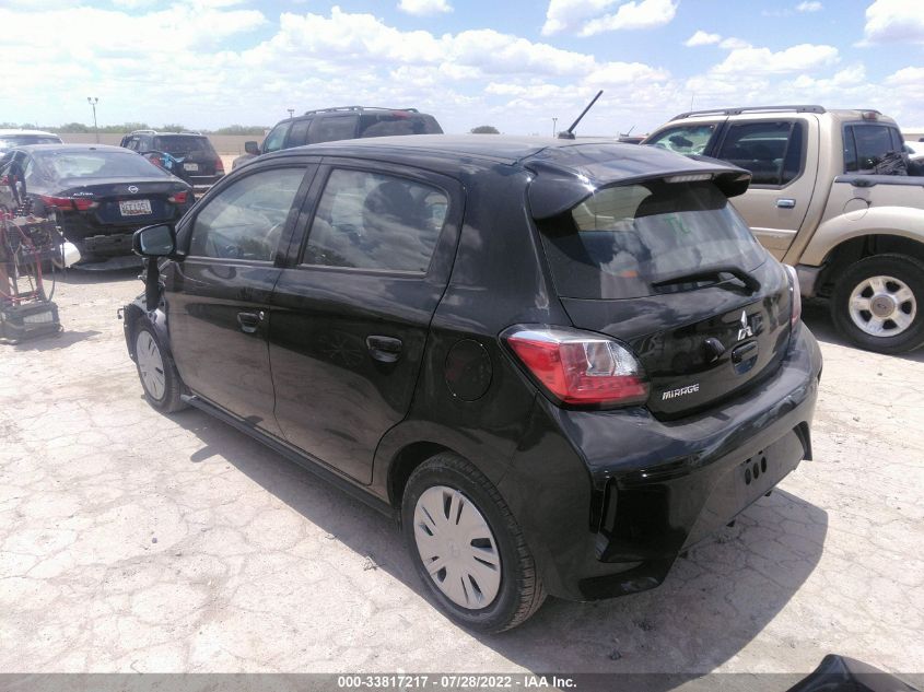 2021 MITSUBISHI MIRAGE ES/LE/CARBONITE EDITION ML32AUHJ2MH006774