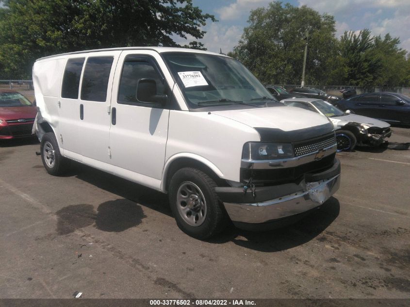 2013 CHEVROLET EXPRESS CARGO VAN 1GCSGAF43D1150057