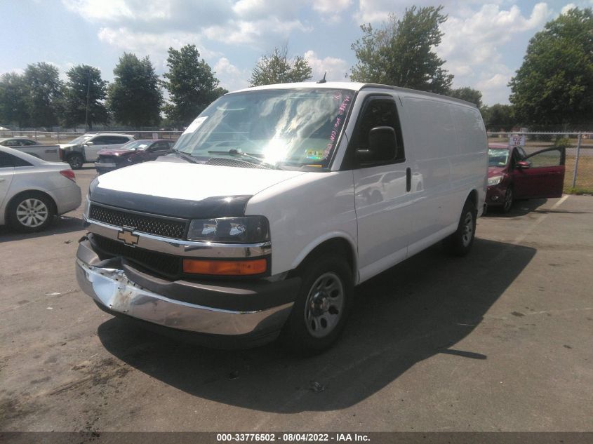 2013 CHEVROLET EXPRESS CARGO VAN 1GCSGAF43D1150057