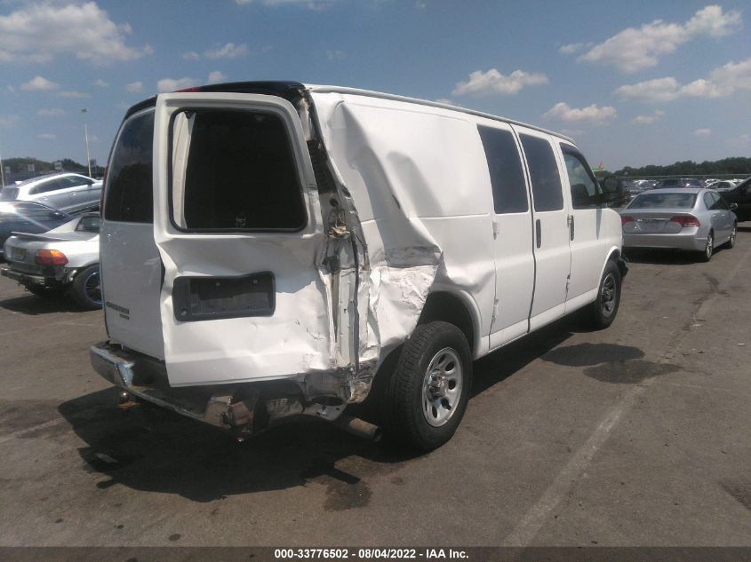 2013 CHEVROLET EXPRESS CARGO VAN 1GCSGAF43D1150057