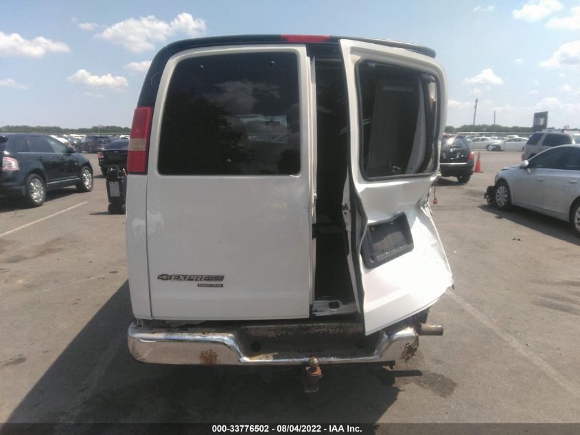 2013 CHEVROLET EXPRESS CARGO VAN 1GCSGAF43D1150057