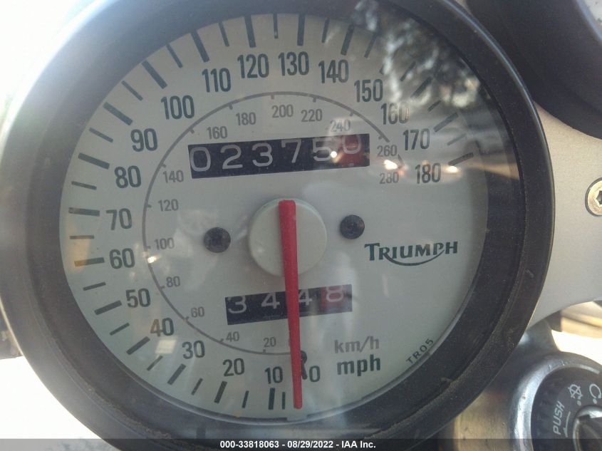 2001 TRIUMPH MOTORCYCLE SPEED TRIPLE SMT500FM91J117802