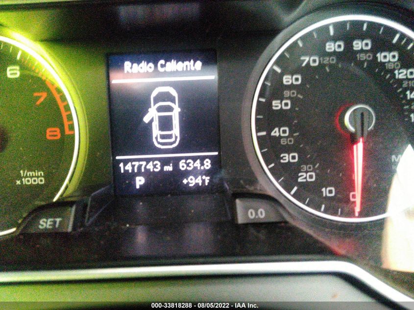 2014 AUDI A4 PREMIUM PLUS WAUFFAFL0EN011135