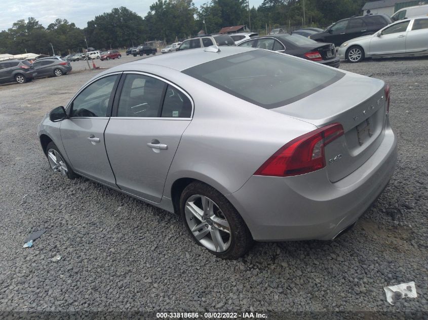 2014 VOLVO S60 T5 YV1612FS1E2281209