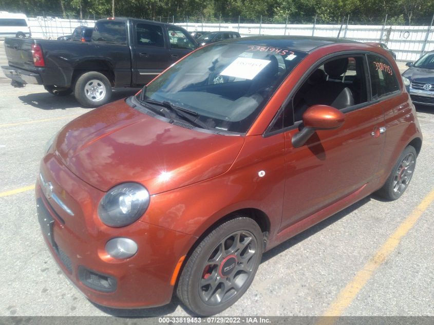 2013 FIAT 500 SPORT CATTIVA 3C3CFFBR3DT754842