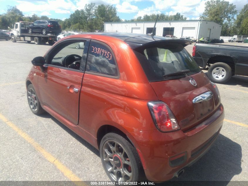 2013 FIAT 500 SPORT CATTIVA 3C3CFFBR3DT754842
