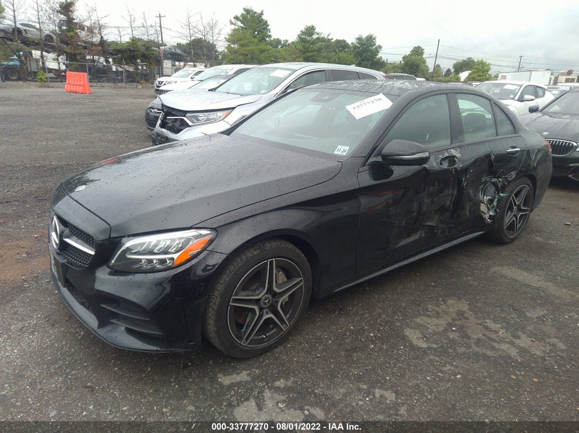 VIN WDDWF8EB2LR550078 2020 MERCEDES-BENZ C-CLASS C 300