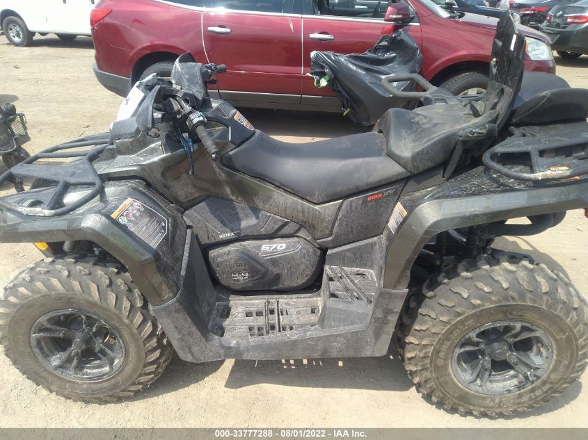 2021 CAN-AM OUTLANDER MAX XT 570 3JBLPAT46MJ000167