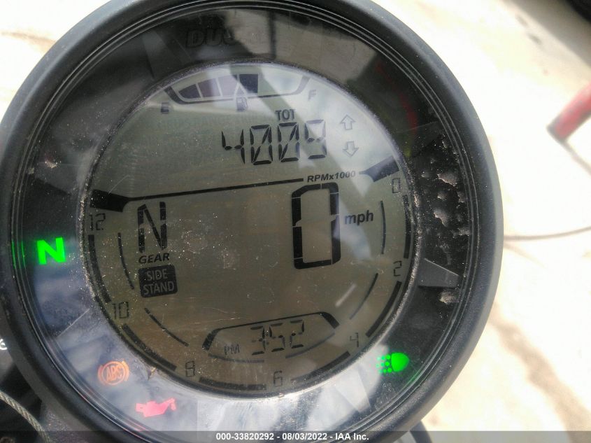 2022 DUCATI SCRAMBLER DESERT SLED ML0KAFPM6NT005100