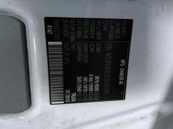 2014 MERCEDES-BENZ SPRINTER CARGO VANS WD3PE8DEXE5828159