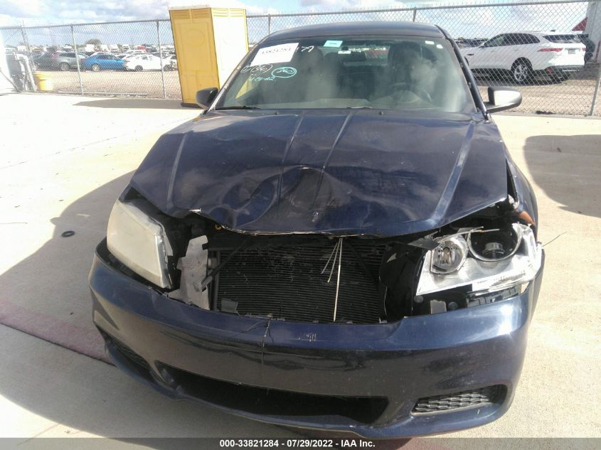 2013 DODGE AVENGER SE 1C3CDZAB3DN610610