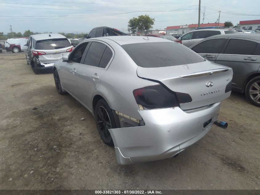 2013 INFINITI G37 SEDAN X JN1CV6AR5DM354628