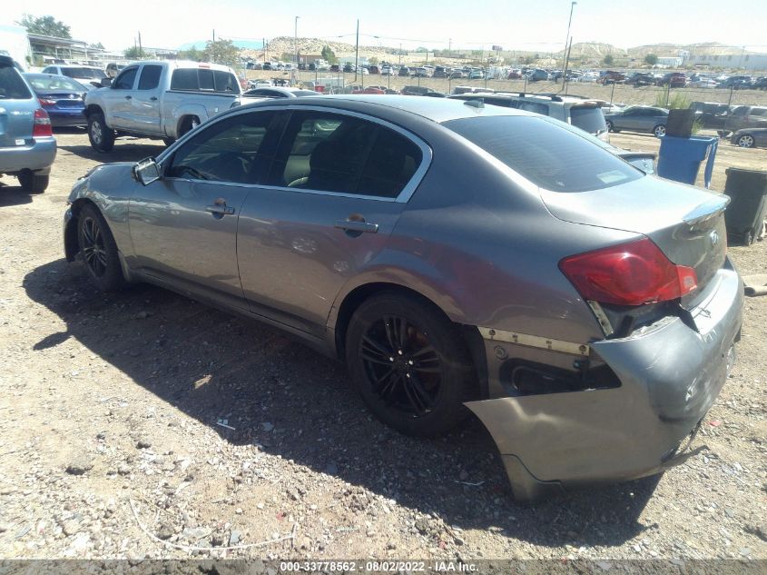 2013 INFINITI G37 SEDAN X JN1CV6AR4DM767513