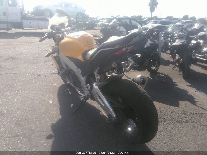 2012 APRILIA TUONO VR4 ZD4TYC004CS000085