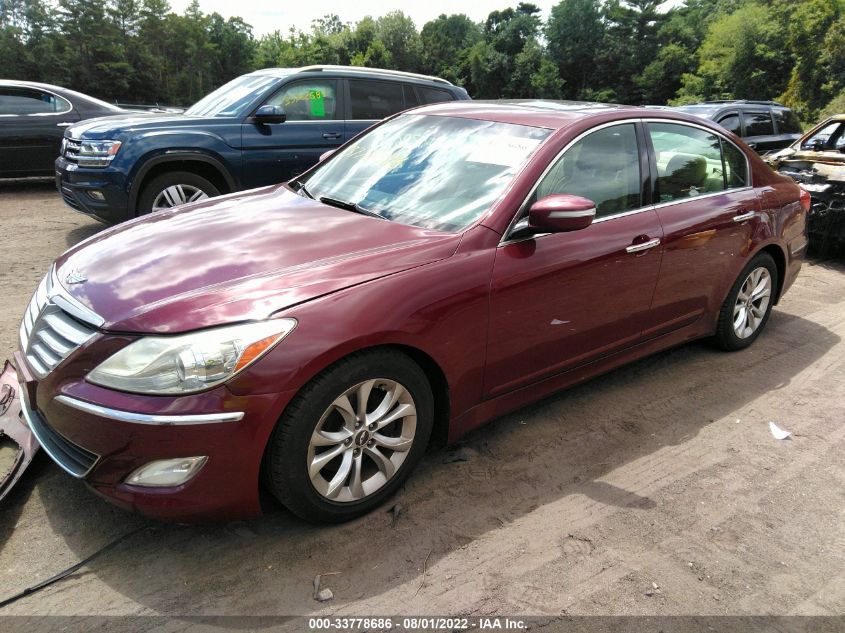 2013 HYUNDAI GENESIS 3.8L KMHGC4DD4DU209830
