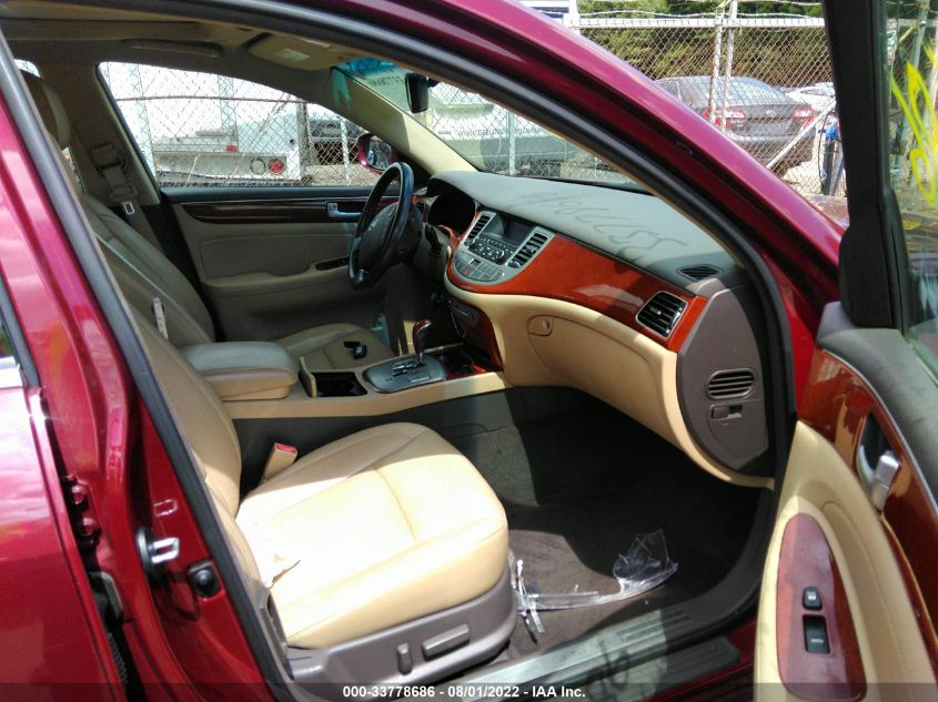 2013 HYUNDAI GENESIS 3.8L KMHGC4DD4DU209830
